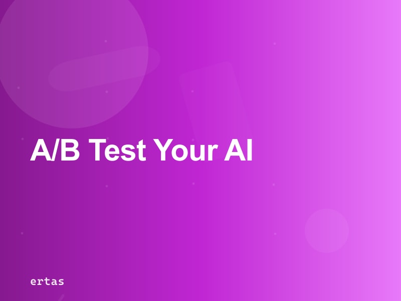 Prueba A/B de API en la nube vs IA en el dispositivo en produccion