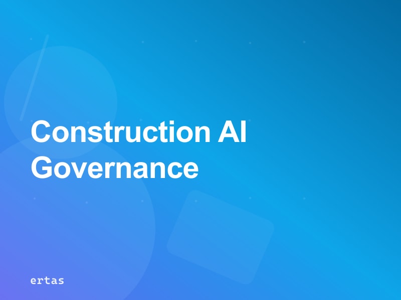 AI Governance Framework for Construction and Engineering: Safety, Liability, and Professional Accountability