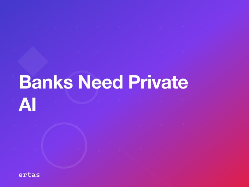 Why Banks Won't Send Transaction Data to ChatGPT (And What They'll Do Instead)