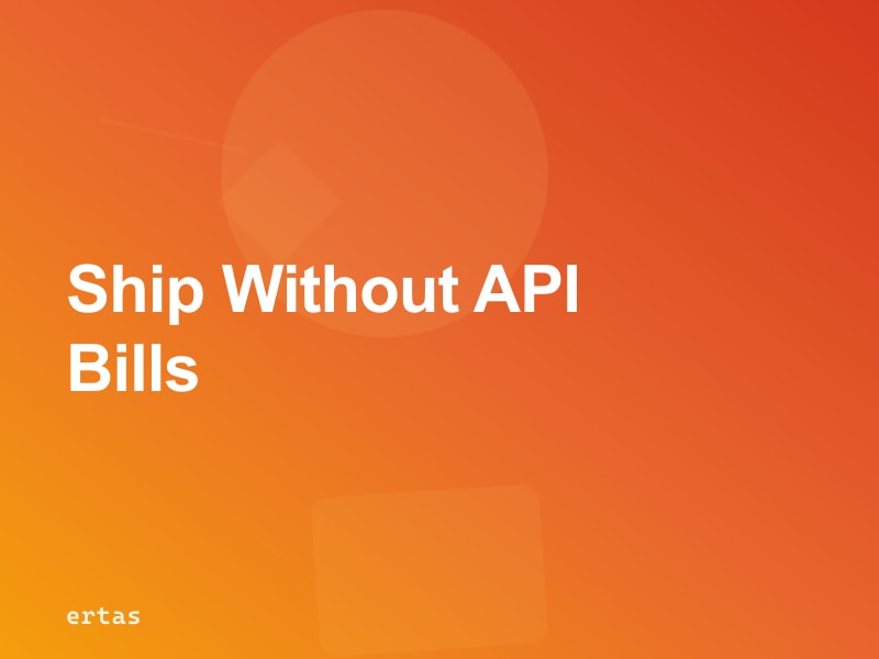 Bootstrap an AI SaaS Without Growing API Costs: The Local Model Economics