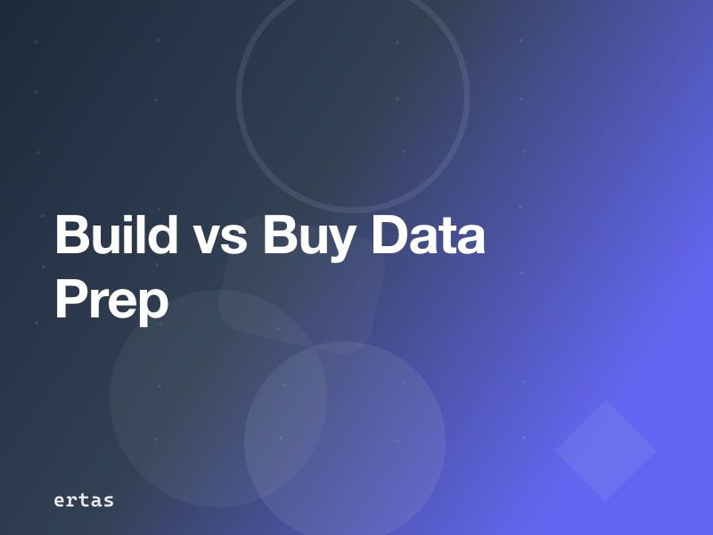 Build vs. Buy AI Data Preparation: The Real Cost Breakdown
