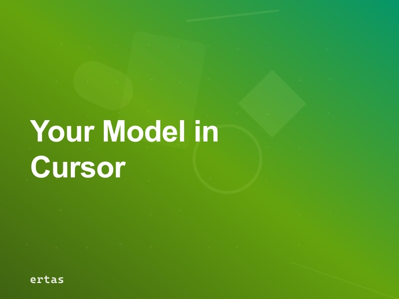 Cursor + MCP + Fine-Tuned Model: Domain AI Inside Your Code Editor