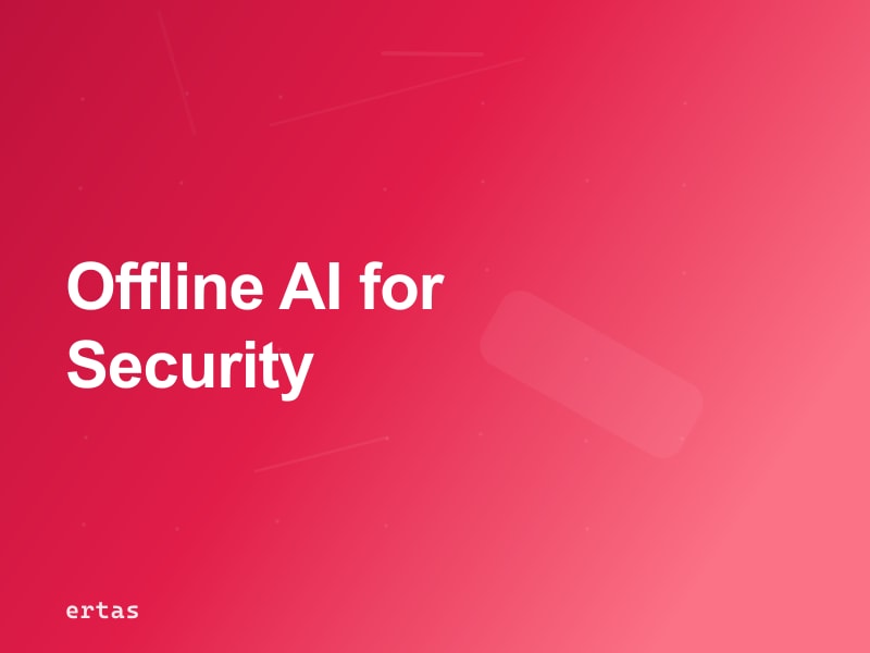 How Cybersecurity Teams Build AI in Air-Gapped Environments