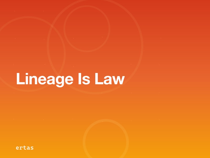 Data Lineage Is Now a Legal Requirement — Are You Ready?