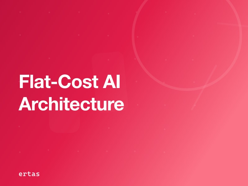 Stop Paying Per User for AI: The Flat-Cost Architecture for Indie Apps