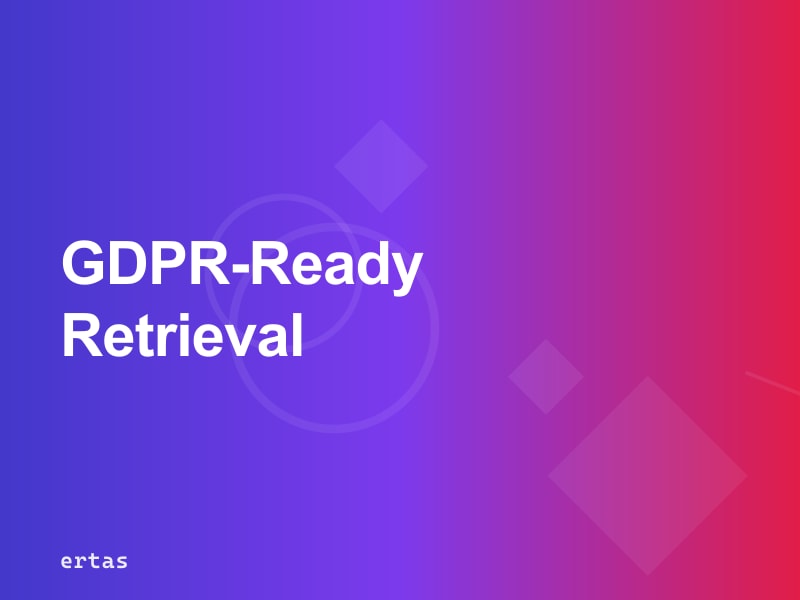 GDPR-Compliant RAG Pipeline: Right to Erasure, Data Minimisation, and Vector Store Implications