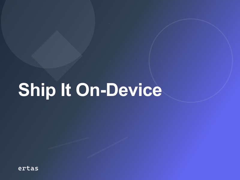 GGUF + llama.cpp: Shipping a Fine-Tuned Model in Your Mobile App