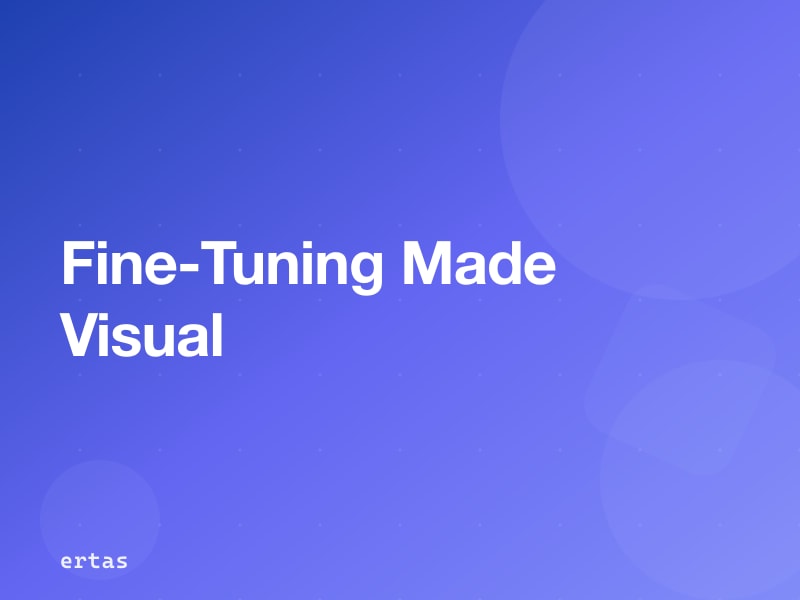 Introducing Ertas Studio: A Visual Canvas for Fine-Tuning AI Models