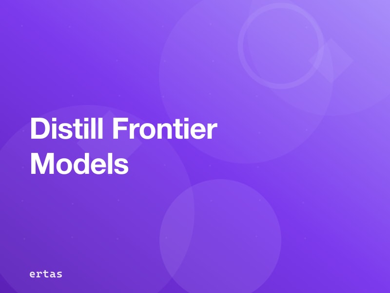 Model Distillation with LoRA: Training Smaller Models from Frontier Outputs