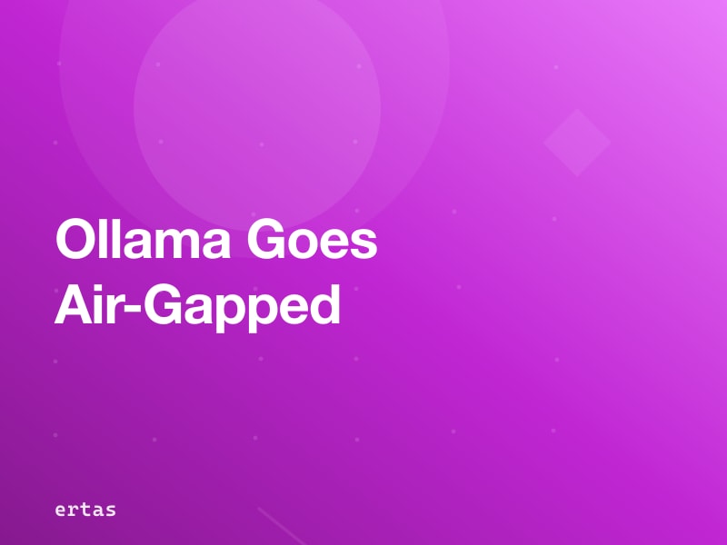 Running Ollama for AI-Assisted Data Prep in Air-Gapped Enterprise Environments