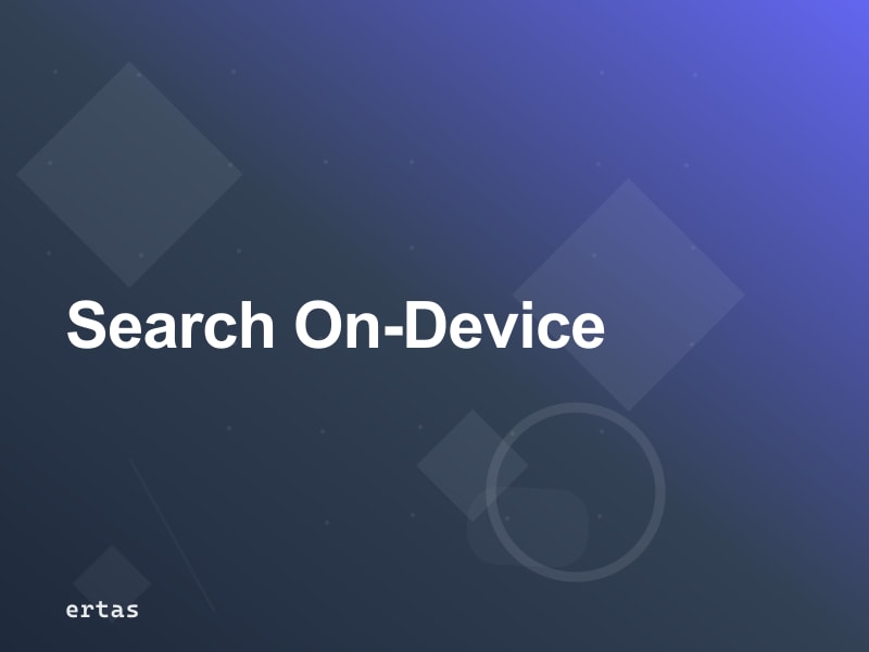 On-Device Semantic Search: AI-Powered Search Without a Server