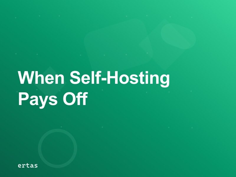 On-Premise AI Break-Even Analysis: When Does Self-Hosting Actually Pay Off?