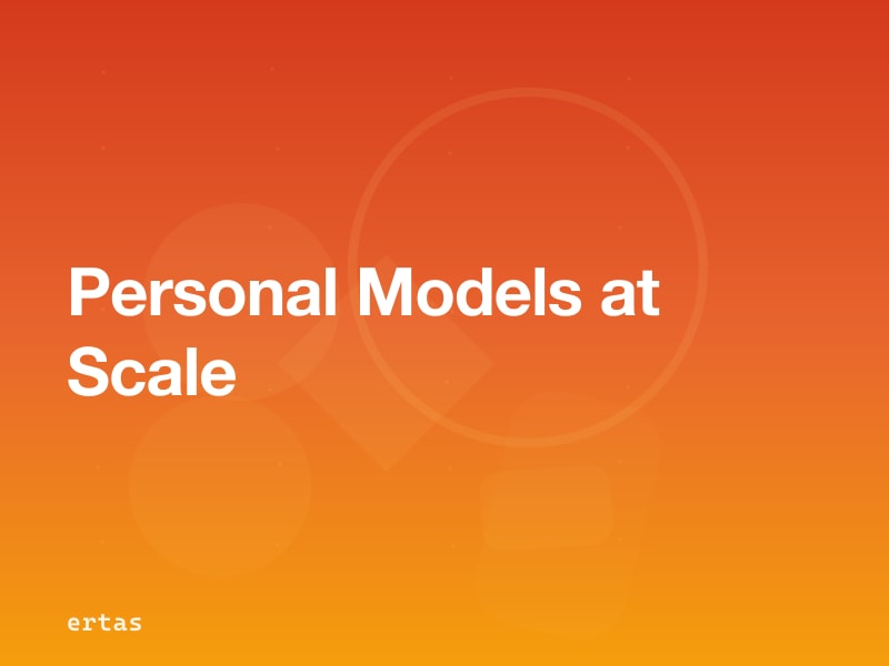 Per-User LoRA Adapters: Personalized AI at Scale Without Per-Token Costs