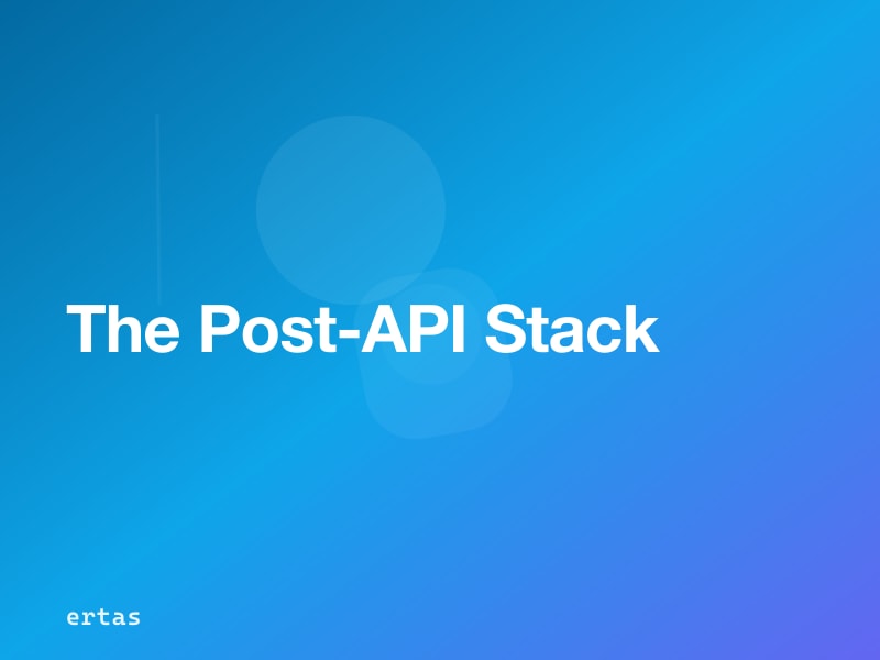 The Post-API Stack: Architecture for SaaS That Doesn't Bleed on Inference