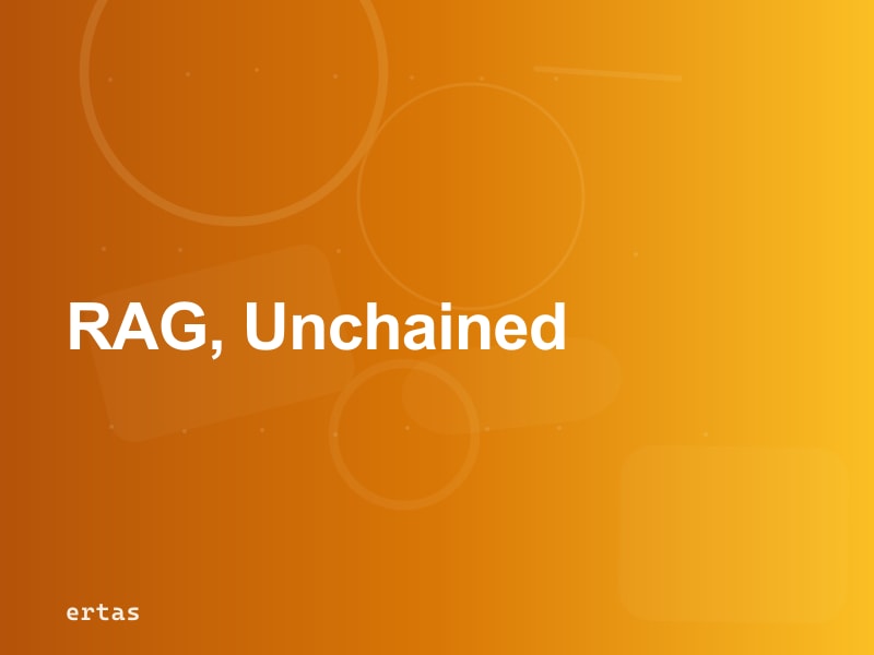 RAG Sin LangChain: Construyendo Pipelines de Recuperación para Producción Sin un Framework de Python